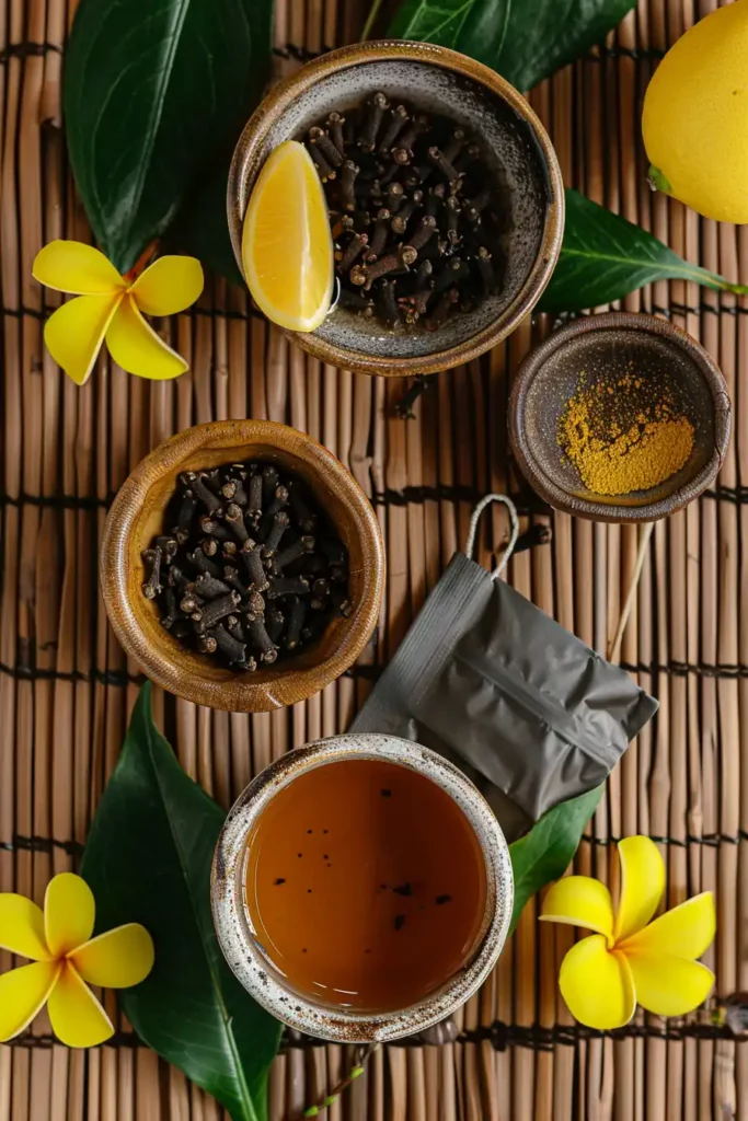 How to Make Cloves Tea for inflammation – Simple, Powerful & Natural Remedy 11 steeping cloves in water for inflammation-relief tea