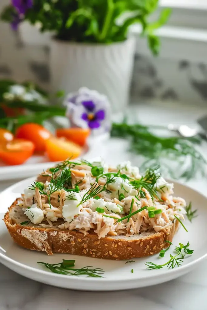 Tuna Fish with Cottage Cheese: The Ultimate Protein-Packed Meal You’re Missing Out On 7 Healthy lunch of tuna fish with cottage cheese on toast
